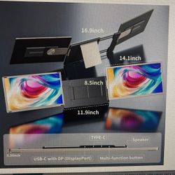 laptop Monitor extender,  2 screen 