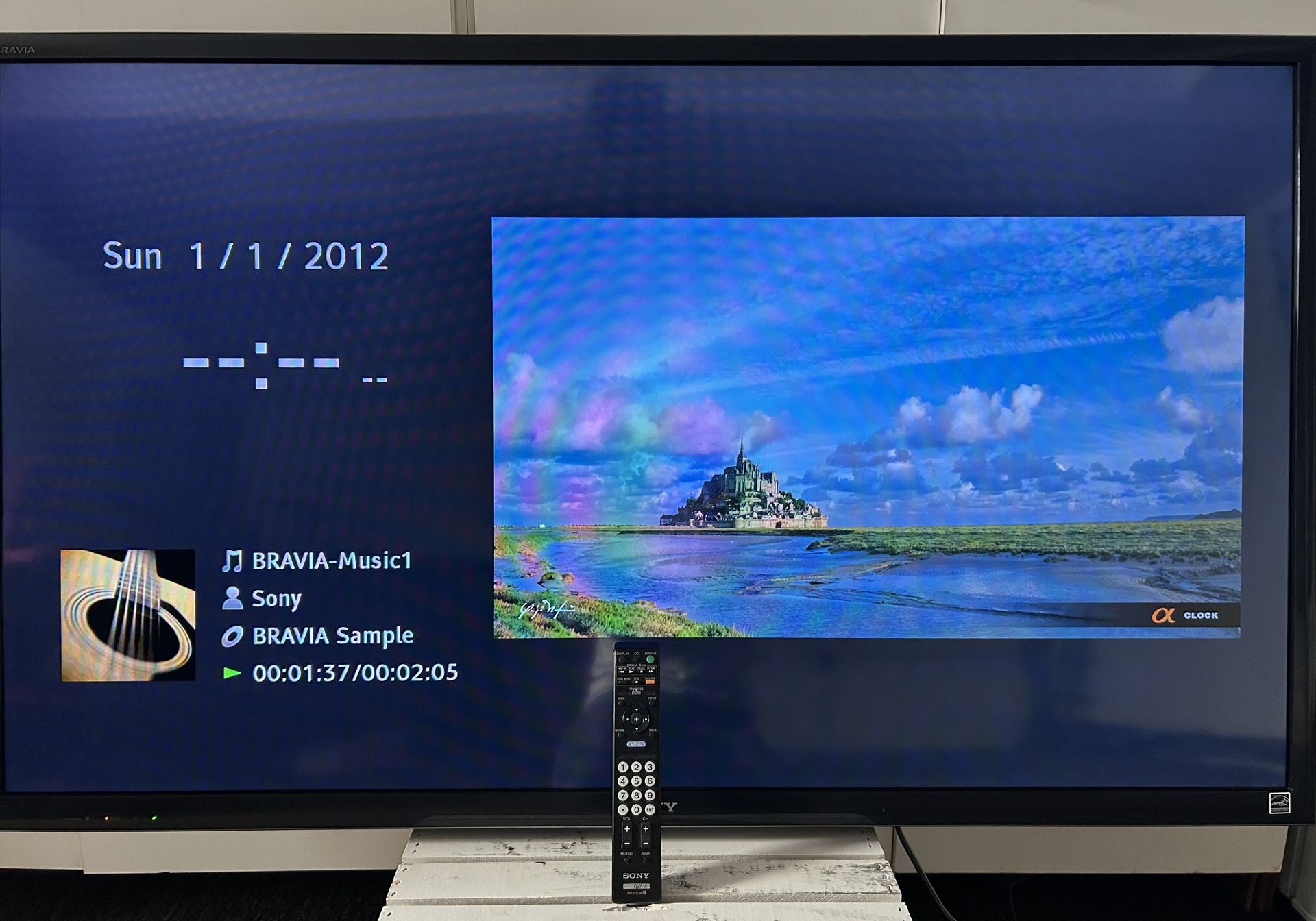 Sony 55” Bravia 1080p HDTV W/ Apple TV