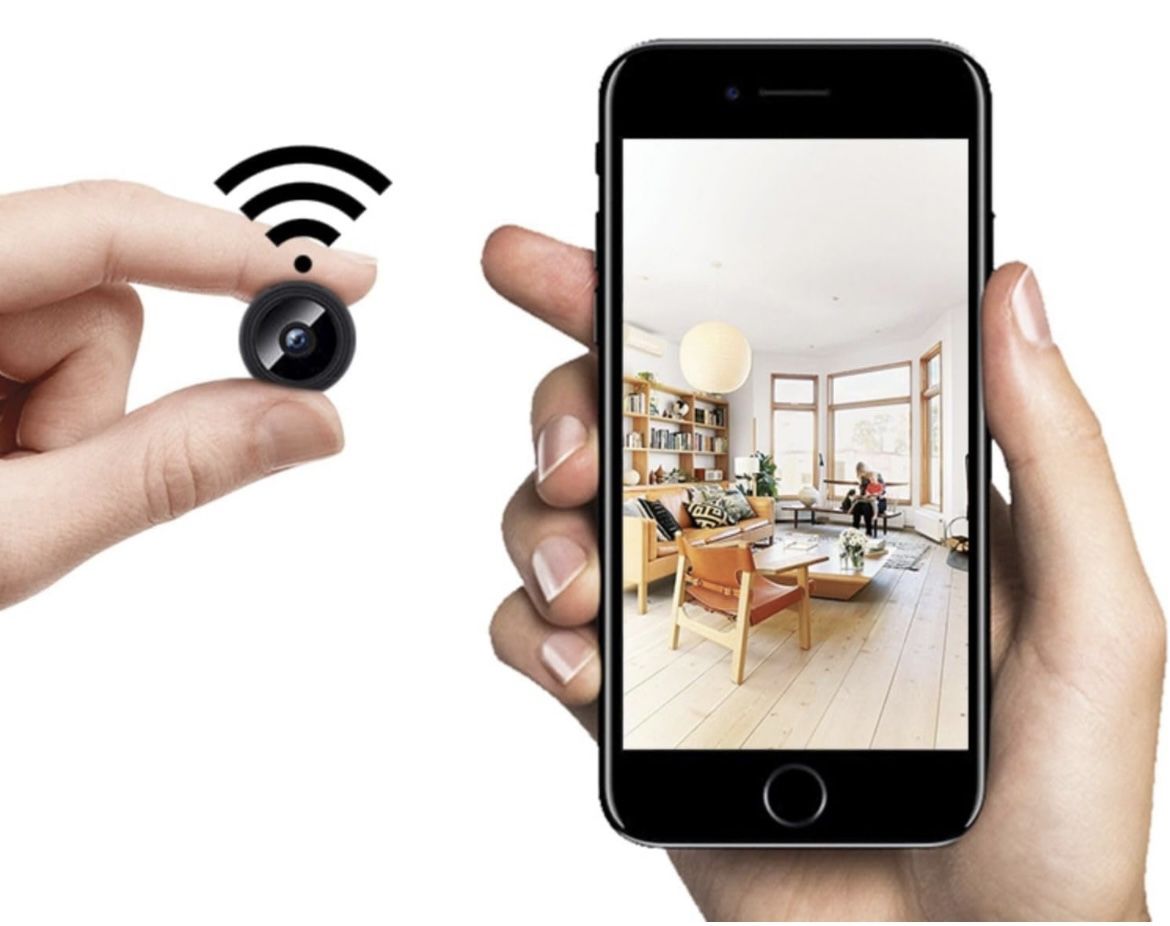 New In Box 1080P WiFi Mini Camera Wireless Indoor,Home Security Surveillance Camera Micro Small Monitor Video Camera with Motion Detection App Control