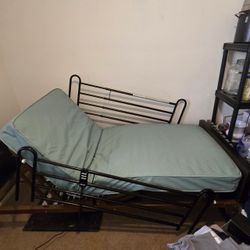 Like-New Fully Electric Hospital Bed with Mattress - Used Only 1 Week