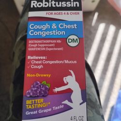 Robitussin Ages 4 And Over 