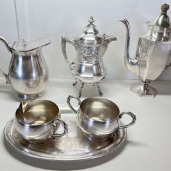 Vintage Silver Plate  6 pieces  