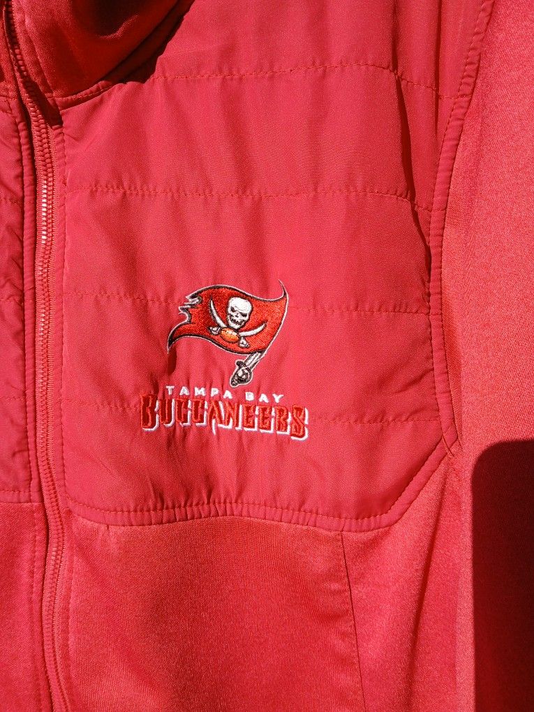 BUCCANEERS RED Zipper JACKET. Unisex