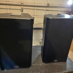 QSC Powered K2 Sounds System - 2 tops 2 Subs