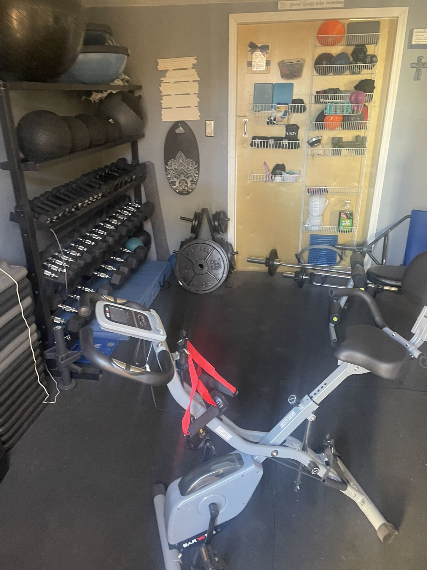 Folding Stationary Exercise Bike