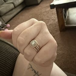1ct Wedding Set 