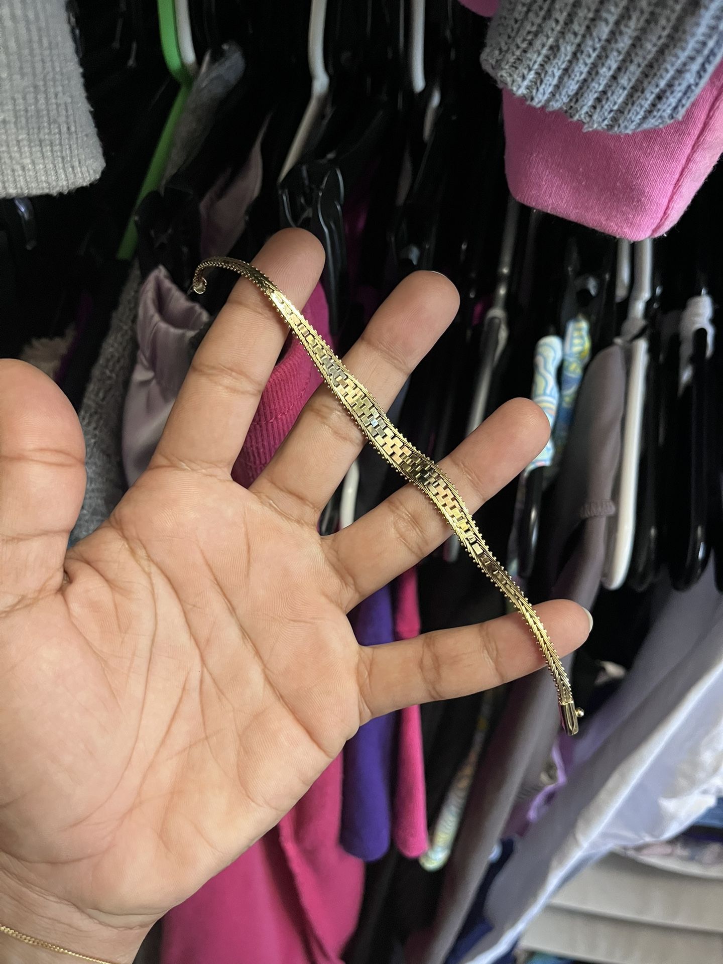 14k Gold Tri-Color Bracelet