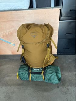 Camping gear never used