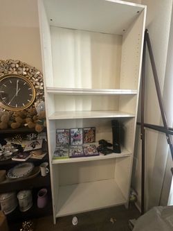5 shelves book shelf