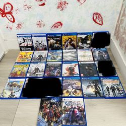 Playstation 5 Games And PlayStation 4 Games ( Used , Tested Working )  Read Description)