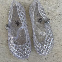 Girls Clear Jelly Sandals 