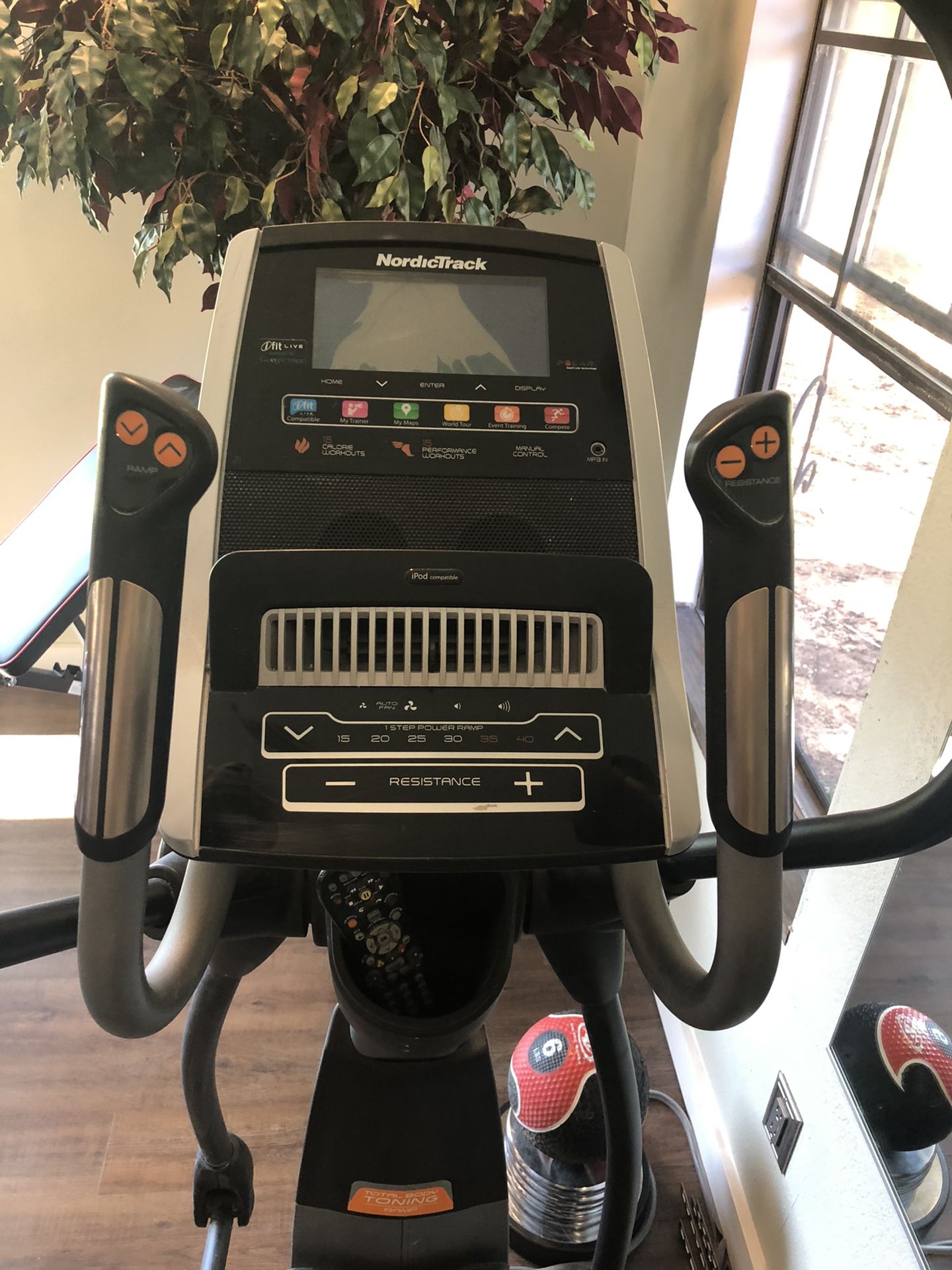 BRAND NEW (Console) on the Nordictrack AudioStrider 990 Pro Elliptical 