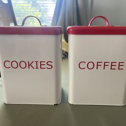 Coffee And Cookie Canister Decor 