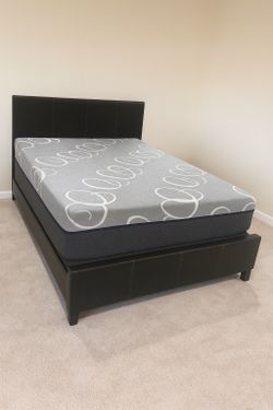 Queen Memory Foam Orthopedic Come With Free Box Spring - Same Day Delivery