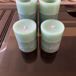 Candles- Shades Of Green