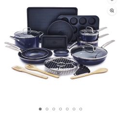 20 PIECE CERAMIC NONSTICK COOKWARE