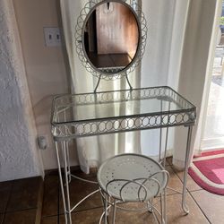 Urban Outfitters White Wire Vanity 