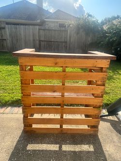 Wooden bar