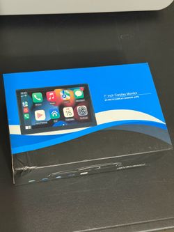 7" Wireless Apple CarPlay & Android Auto Portable Monitor