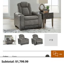 Dual Power Recliner