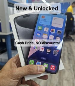 NEW iPhone 15 Pro Max 256GB Unlocked 