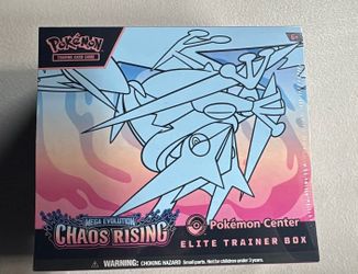 Pokémon center chaos rising elite trainer box etb