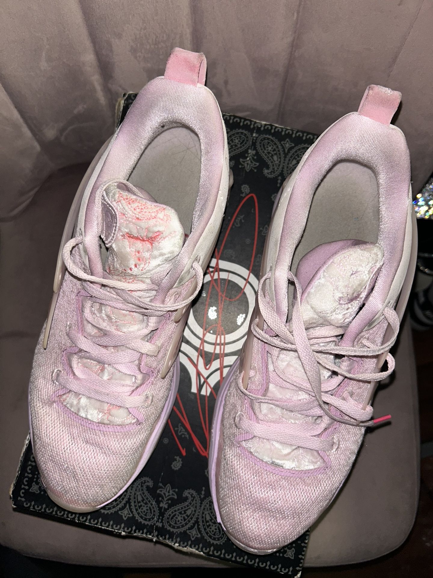kevin durant all pink nike kd 15 shoes 