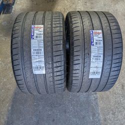 345/30ZR20 MICHELIN PILOT SPORT 4S PAIR OF TIRES 