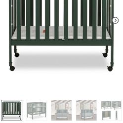 Very Gently Used Mini Crib Next To New