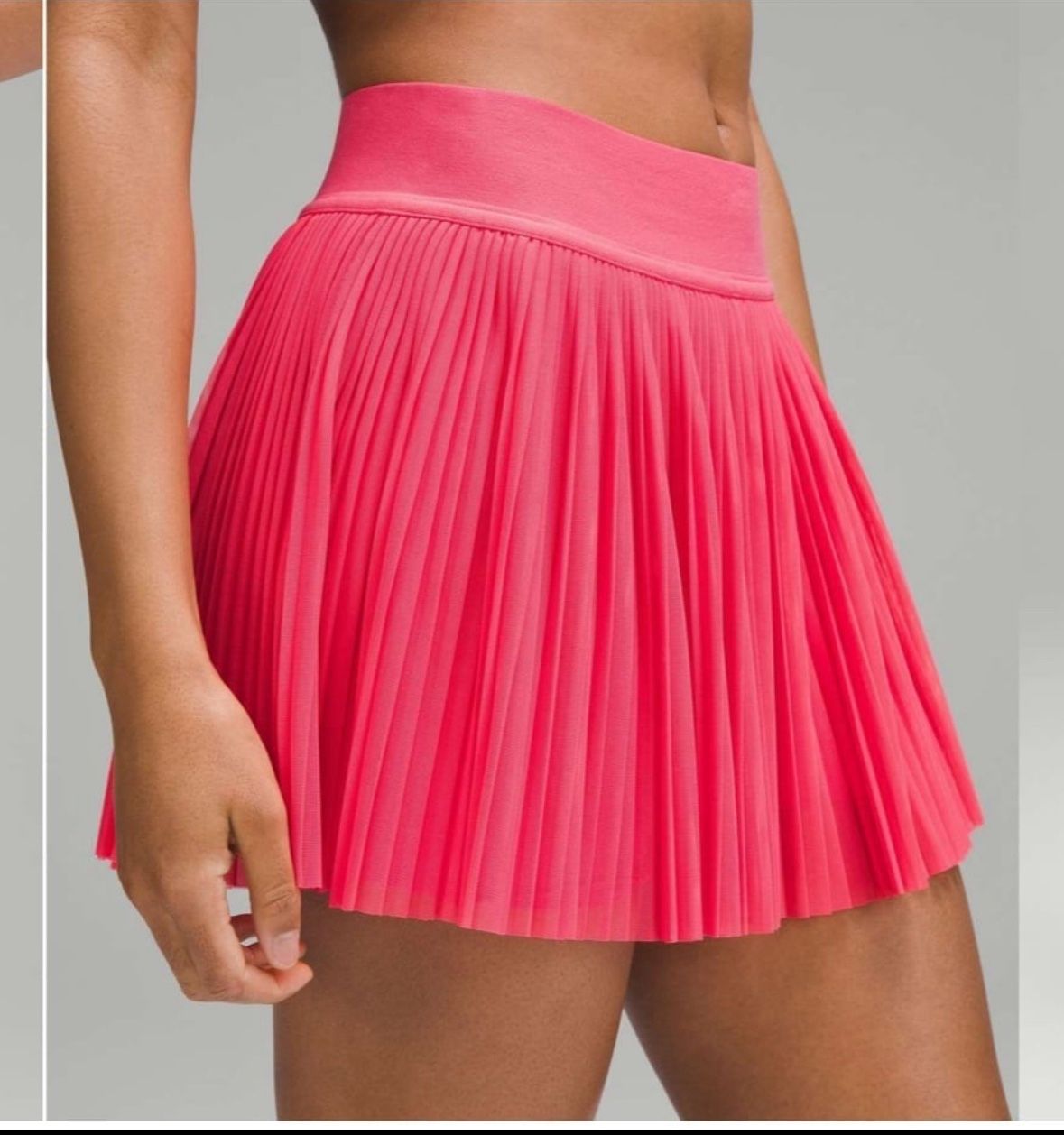 NWT Lululemon mesh pleats mr mini tennis skirt size6