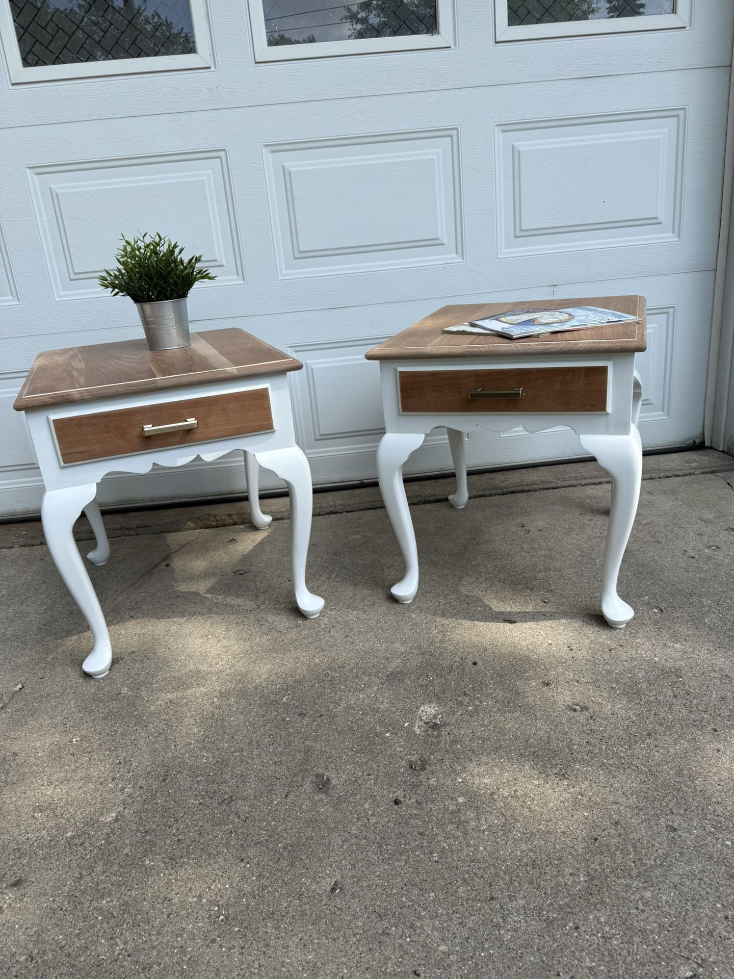 Refinished end tables