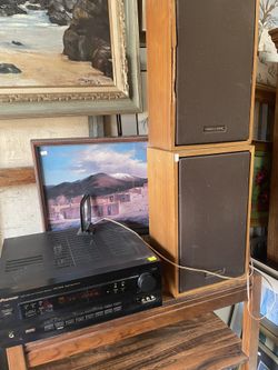 Pioneer Stereo Receiver with Realistic Speakers