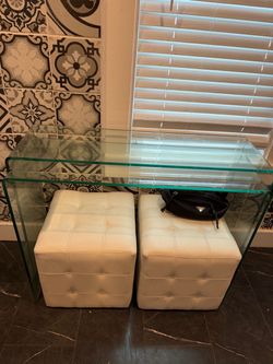 Glass Stacking Stables / Sideboard