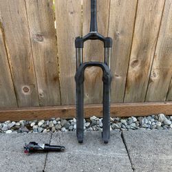 Mountain Bike Fork And Mountain Bike Rear Shock