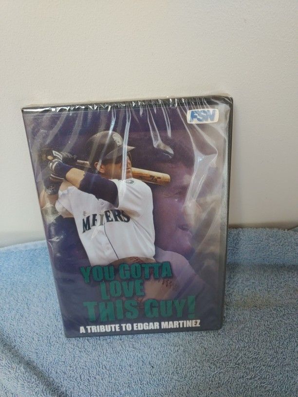 Seattle Mariners Edgar Martinez "YOU GOTTA LOVE THIS GUY" DVD. Factory Sealed