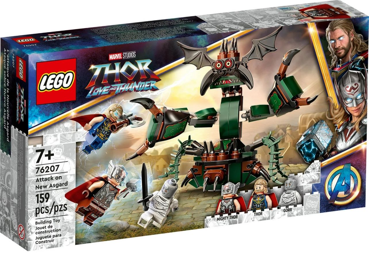 LEGO Marvel Attack on New Asgard, Thor Buildable Toy 76207