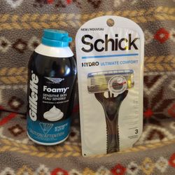 Men's Shake And Gillette Shave Foam
