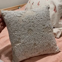 Mall Decorative Beaded Pillow