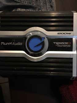 Planet audio 1200 amplifier mono block $150 OBO