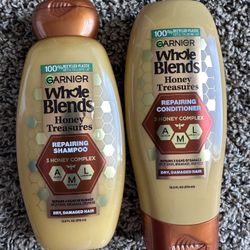 Garnier whole blends shampoo and conditioner