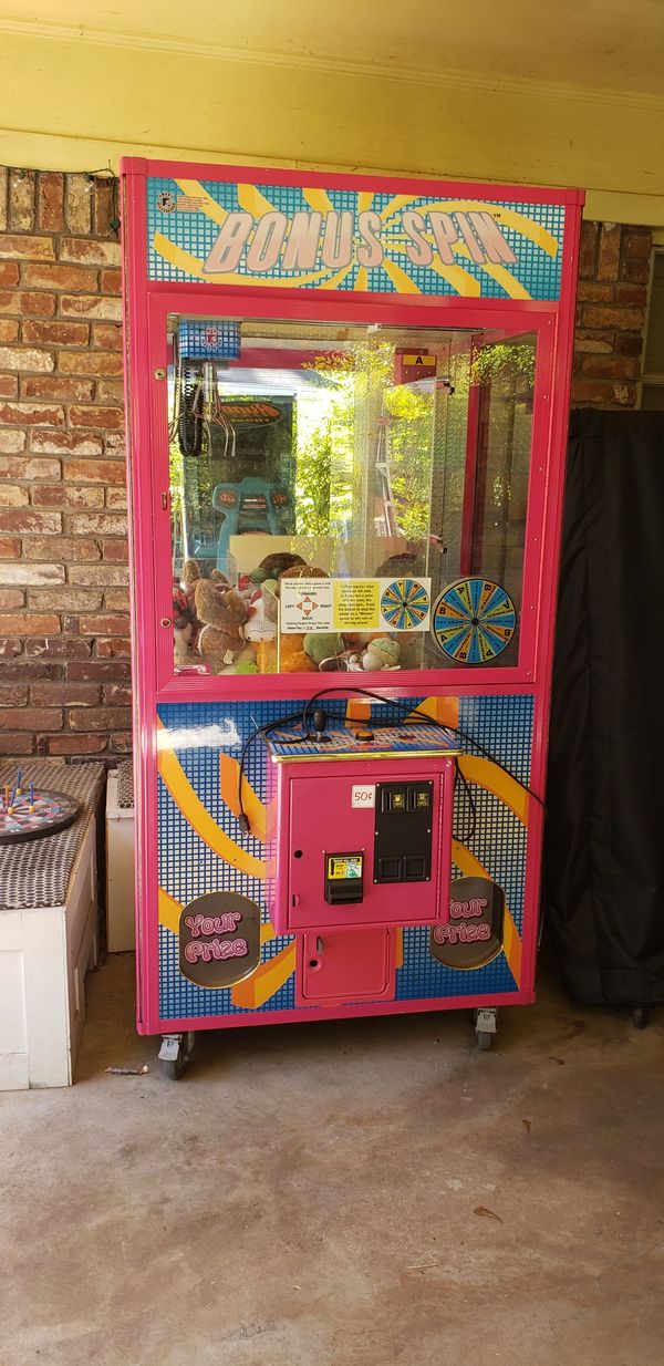 the child's arcade crane machine