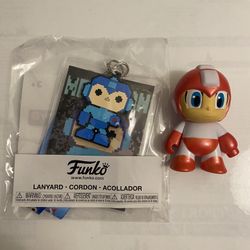 Megaman Lanyard And Mini Fig