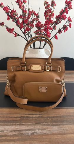 Michael Kors brown handbag and wallet set