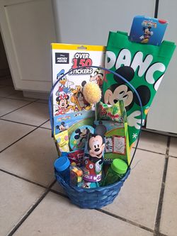 25$ mickey mouse easter basket
