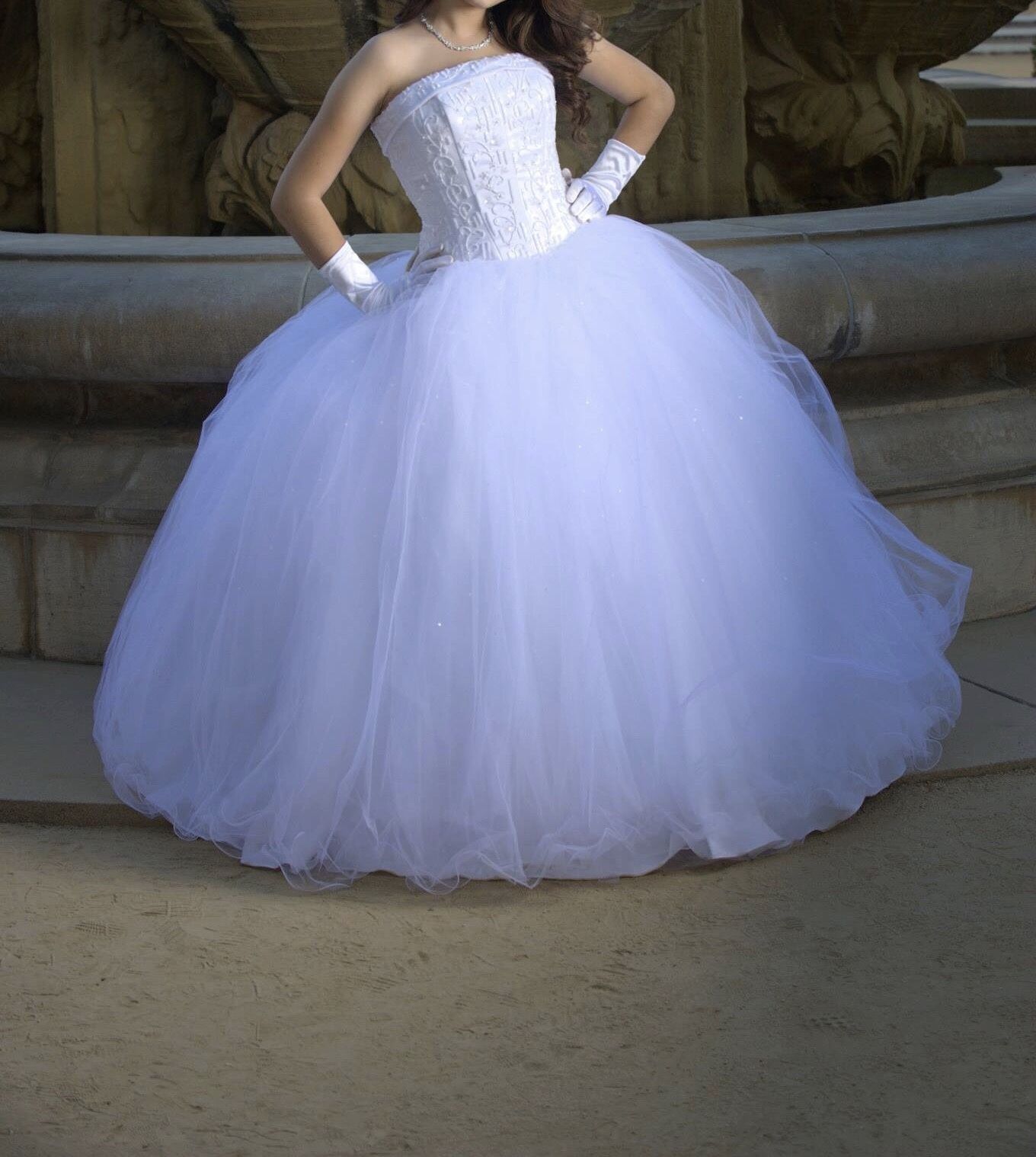 blue david's bridal dress Davids Bridal Navy Chiffon V-Neck Full Length Formal Gown  Arabella Bridal