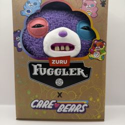 Care Bears Fuggler  Share Bear Funny Ugly Monster 9" Purple Plush