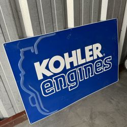 Vintage Kohler Engines Metal Sign
