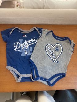 2 LA Dodgers Baby onesies