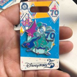 Disney 70th Carded Pin