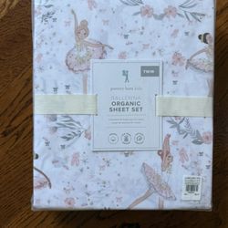 Organic Sheet Set Pottery Barn Kids Ballerina 